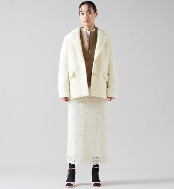 TIARA「ループテーラードジャケットコート」|テーラードジャケット|