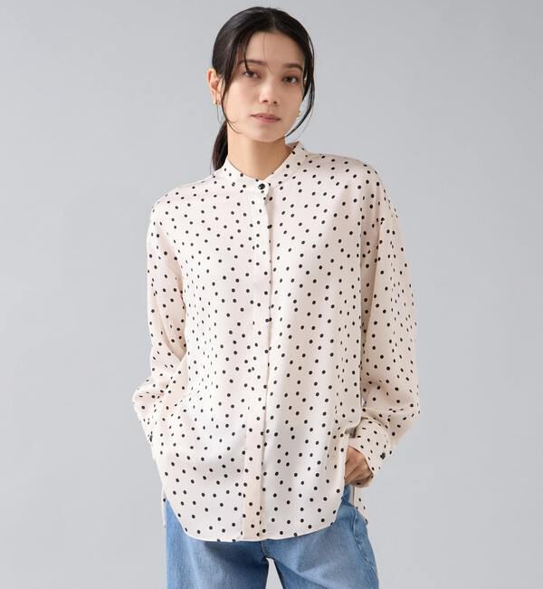 Liesse「ボウタイブラウス」|シャツ・ブラウス|ホワイト