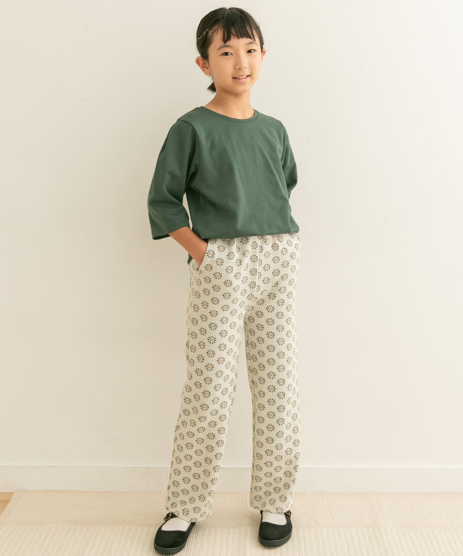 URBAN RESEARCH DOORS「『親子リンク』タックバルーンスリーブTシャツ(KIDS)」|その他|