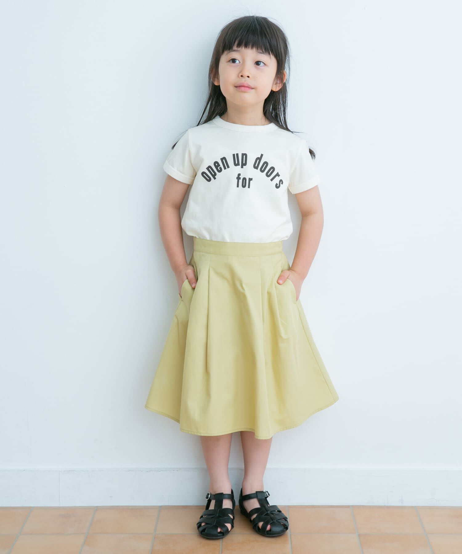 URBAN RESEARCH DOORS「『親子リンク』ウエストタックフレアスカート(KIDS)」|その他|