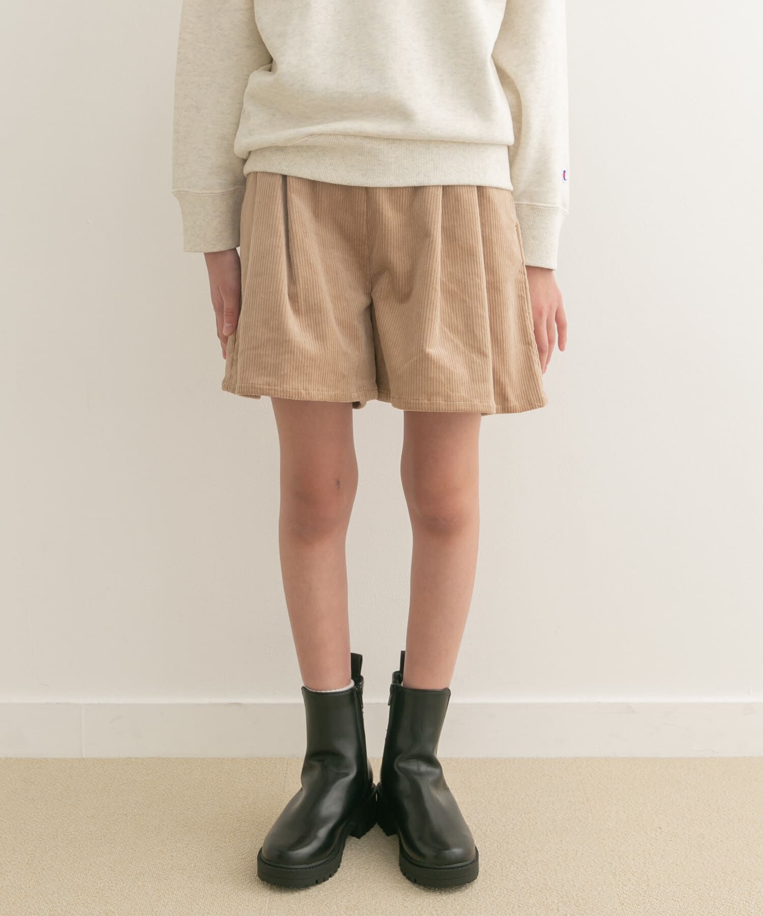 URBAN RESEARCH DOORS「『WEB/一部店舗限定サイズ』コーデュロイWタックキュロット(KIDS)」|その他|