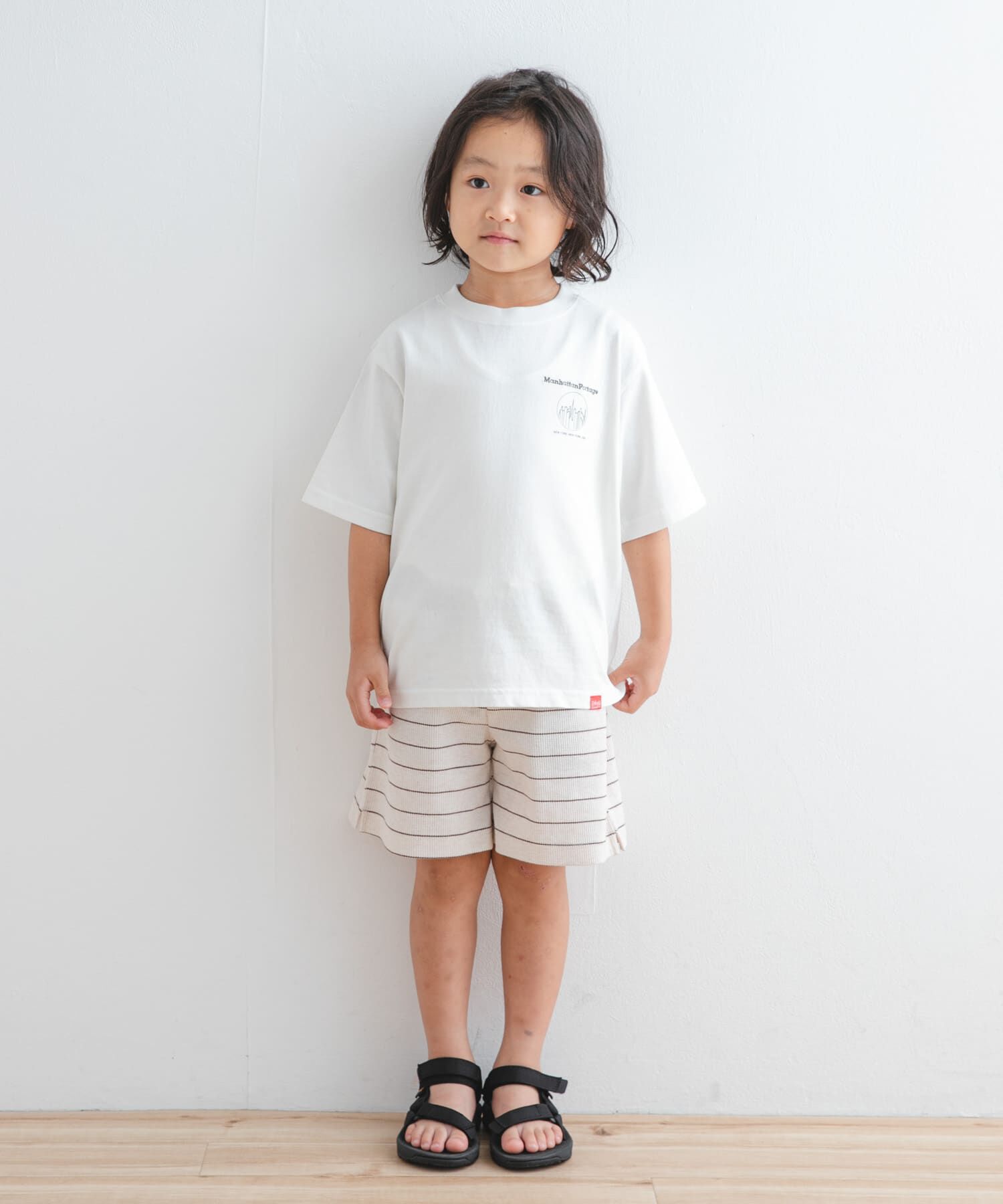 URBAN RESEARCH DOORS「『親子リンク/別注』MANHATTAN PORTAGE&times;DOORS　1ポイントプリントT(KIDS)」|その他|