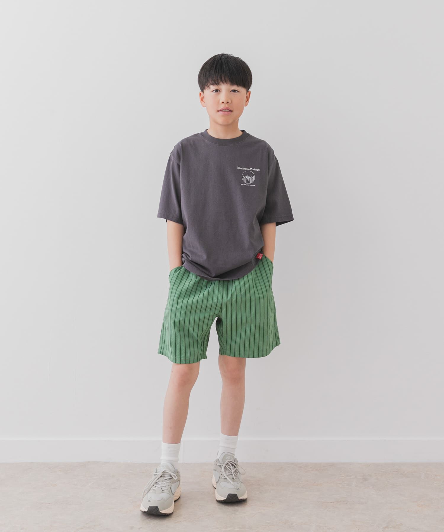 URBAN RESEARCH DOORS「『親子リンク/別注』MANHATTAN PORTAGE&times;DOORS　1ポイントプリントT(KIDS)」|その他|