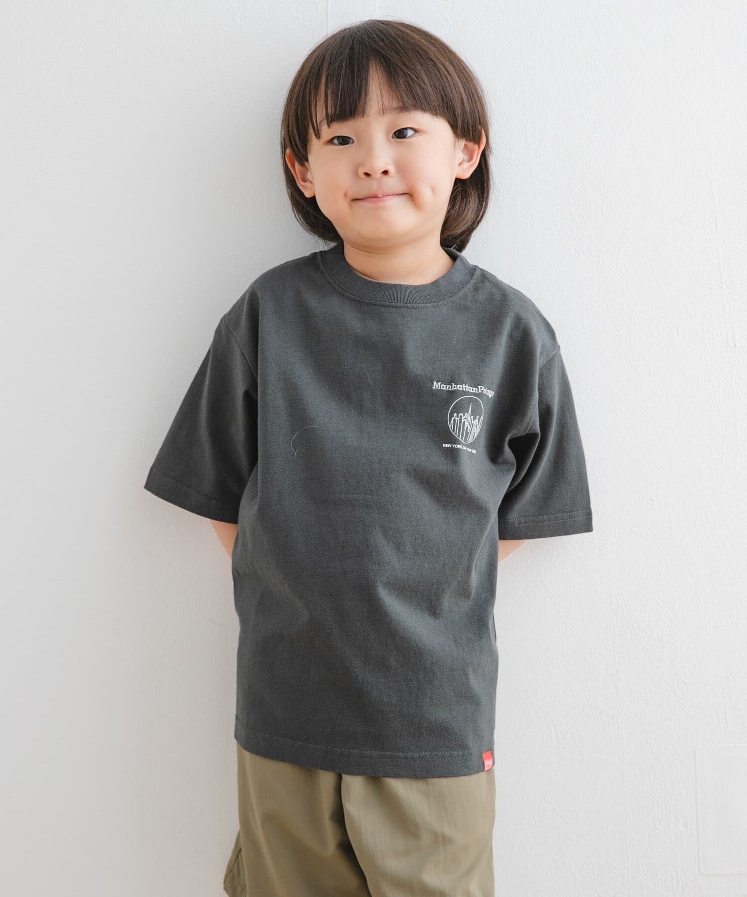 URBAN RESEARCH DOORS「『親子リンク/別注』MANHATTAN PORTAGE&times;DOORS　1ポイントプリントT(KIDS)」|その他|