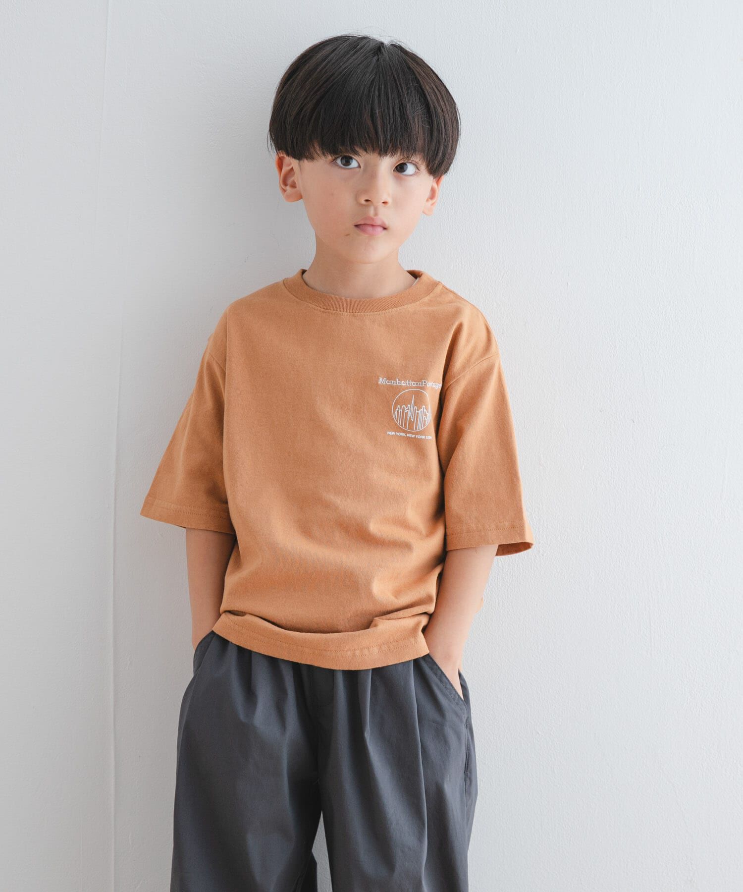 URBAN RESEARCH DOORS「『親子リンク/別注』MANHATTAN PORTAGE&times;DOORS　1ポイントプリントT(KIDS)」|その他|