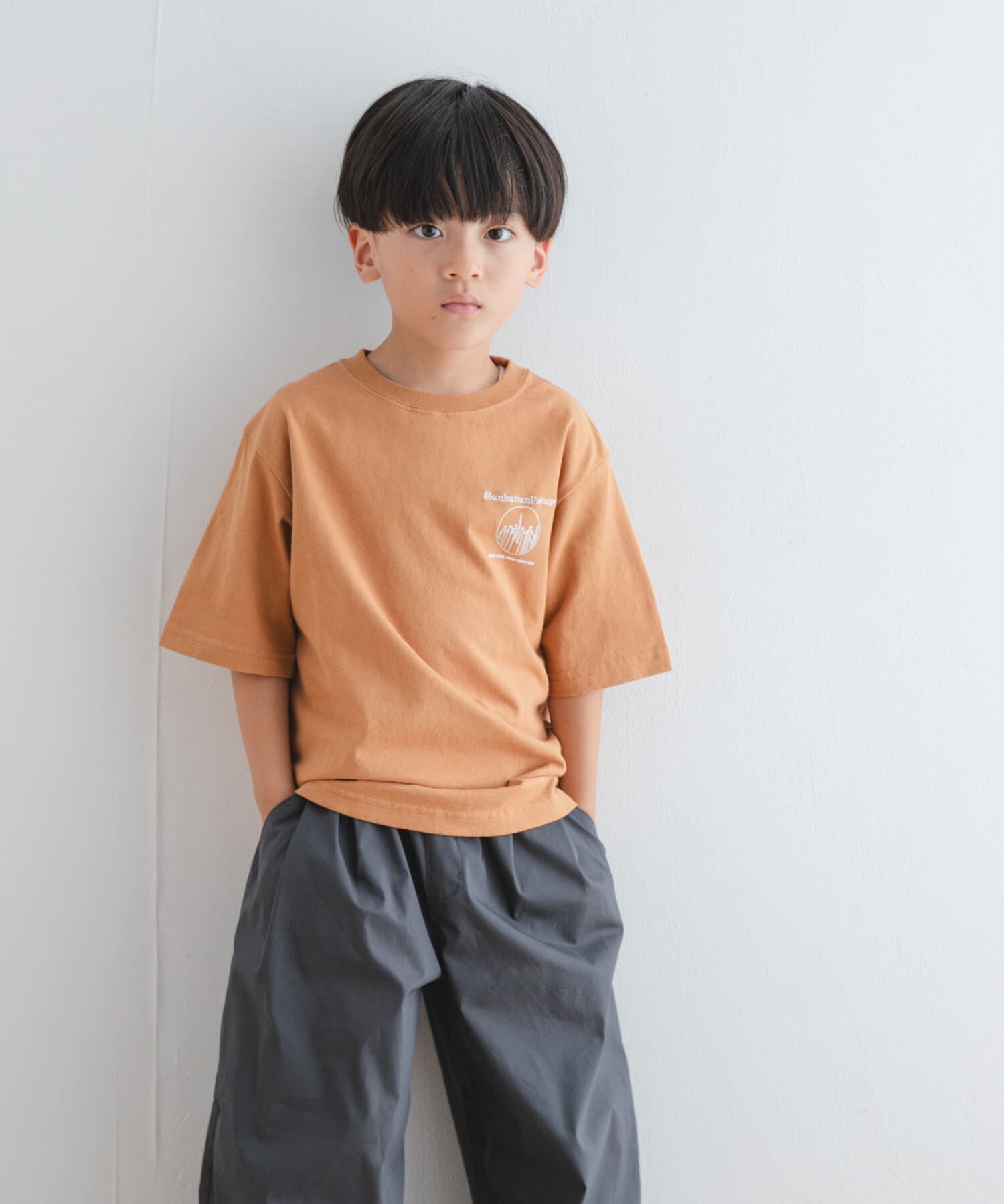 URBAN RESEARCH DOORS「『親子リンク/別注』MANHATTAN PORTAGE&times;DOORS　1ポイントプリントT(KIDS)」|その他|