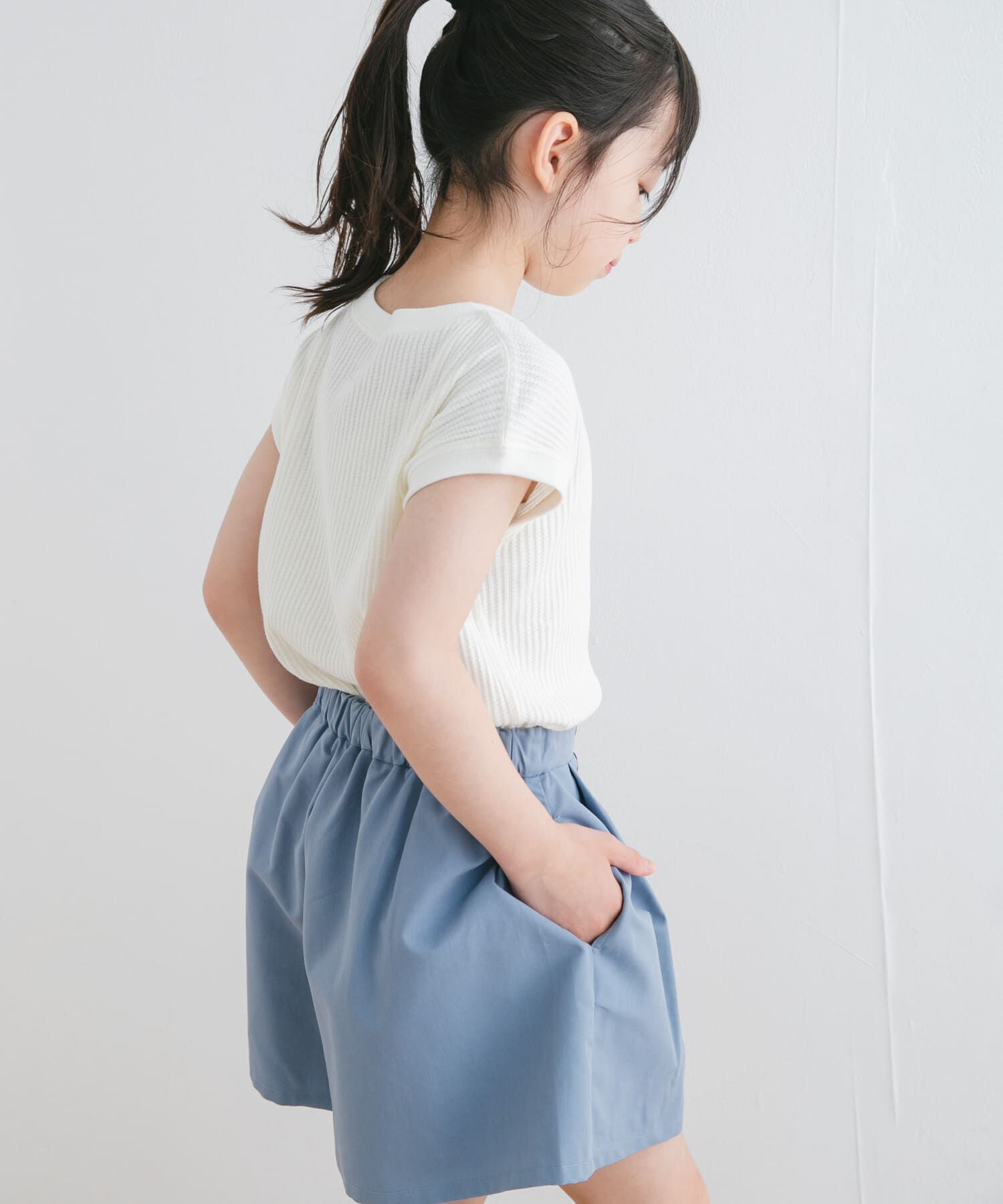 URBAN RESEARCH DOORS「『WEB/一部店舗限定サイズ』変形ワッフルノースリーブプルオーバー(KIDS)」|その他|