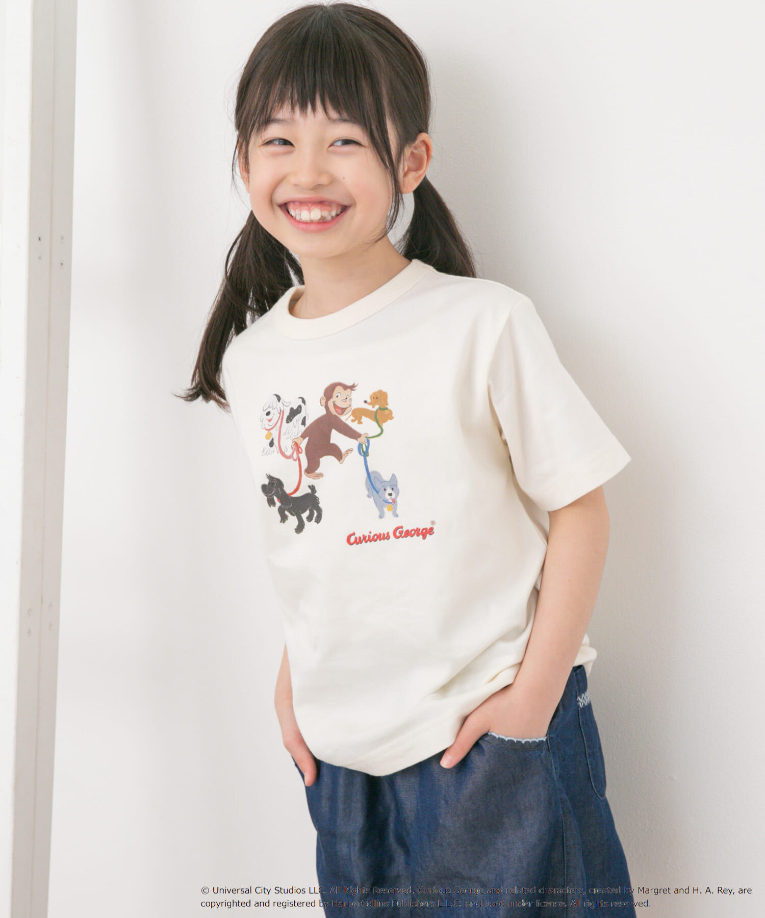URBAN RESEARCH DOORS「『別注』おさるのジョージTシャツ(KIDS)」|その他|