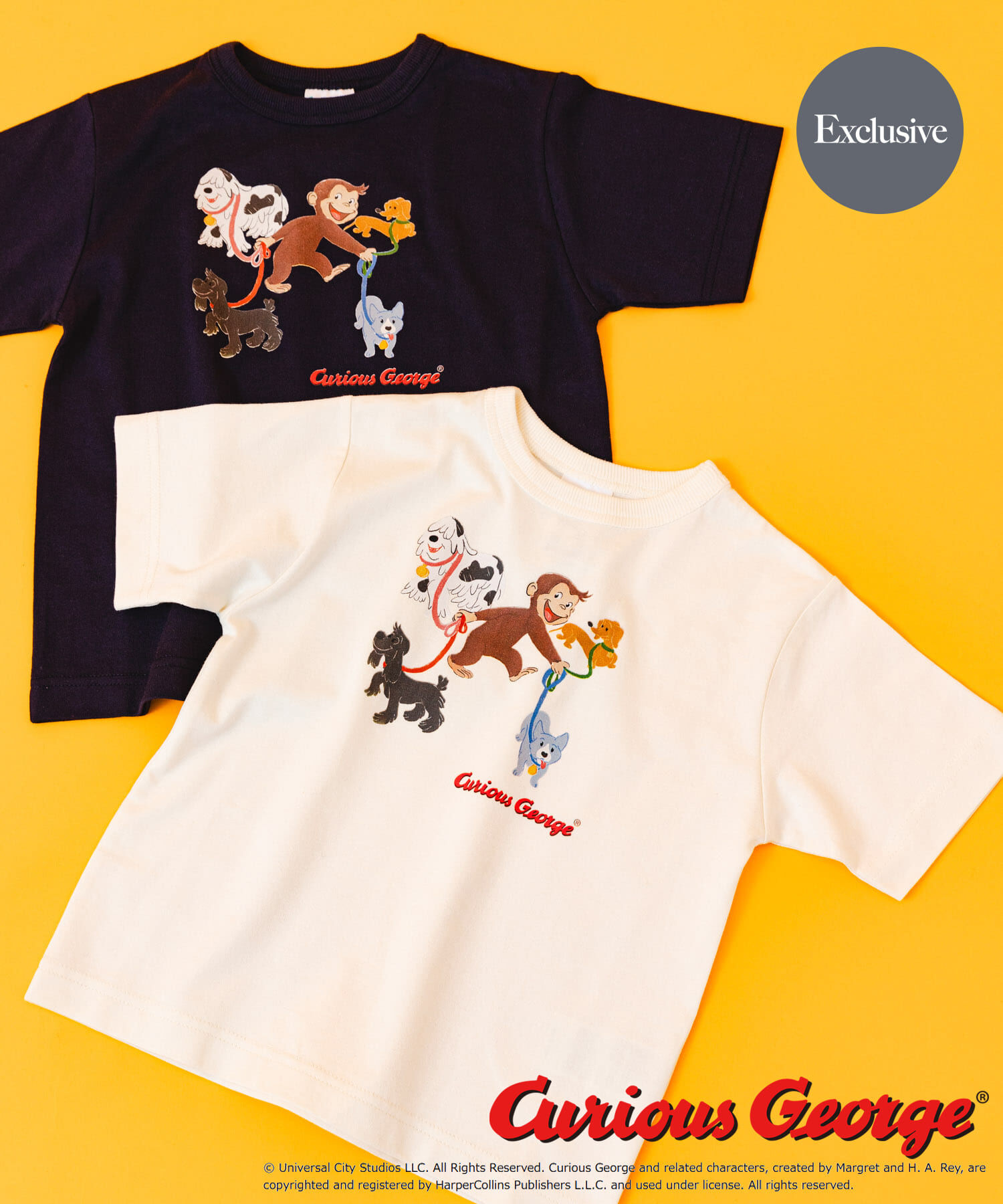 URBAN RESEARCH DOORS「『別注』おさるのジョージTシャツ(KIDS)」|その他|