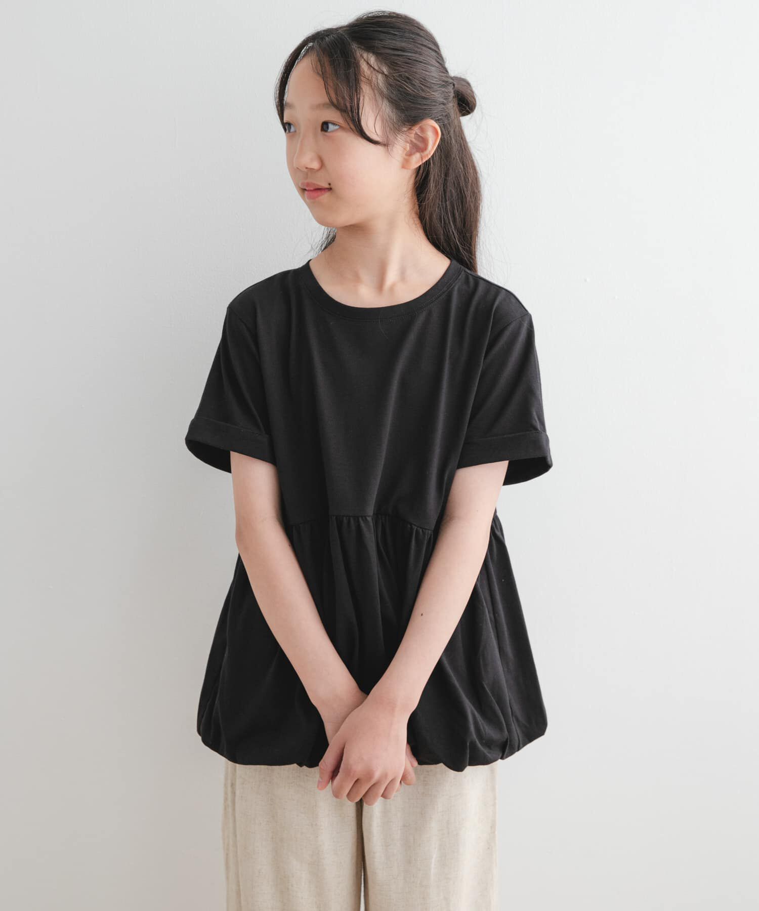 URBAN RESEARCH DOORS「『親子リンク』『WEB/一部店舗限定サイズ』ペプラムバルーンTシャツ(KIDS)」|その他|
