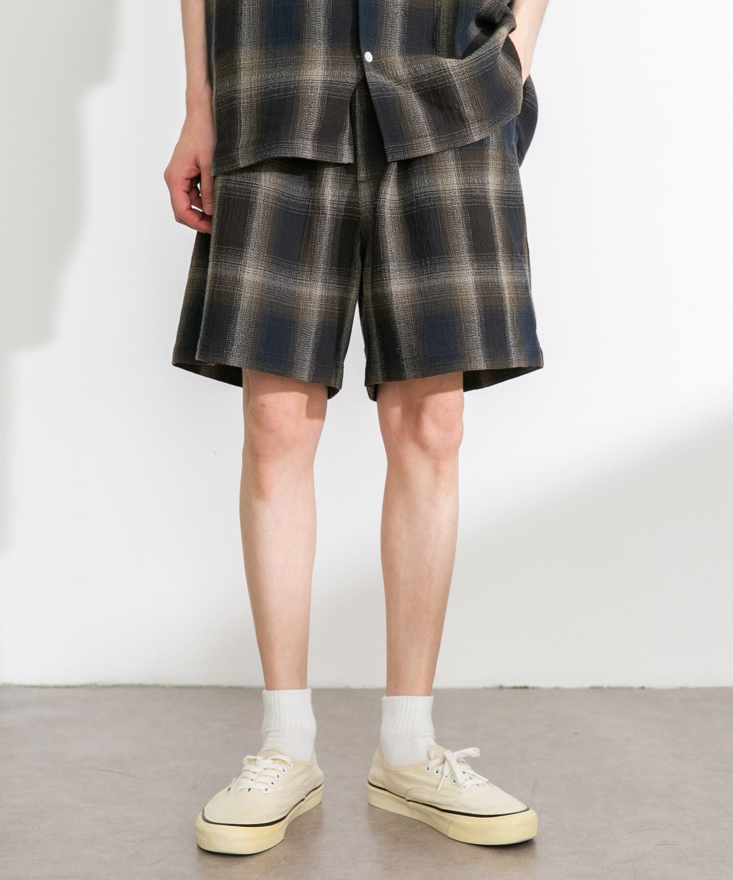 Sonny Label 「オンブレチェックイージーショートパンツ」|その他|
