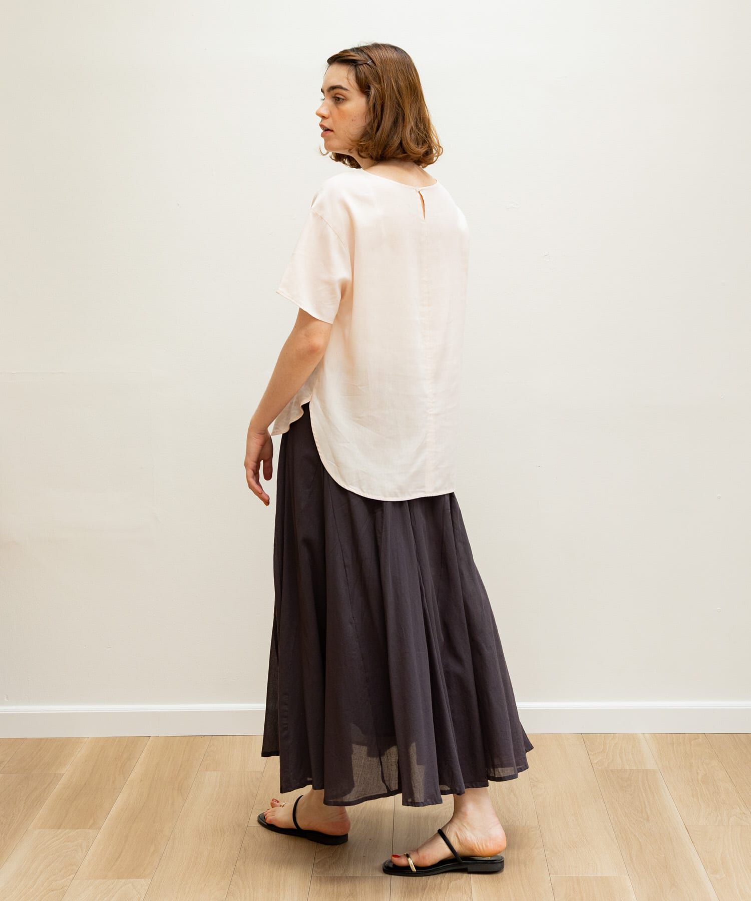 Sonny Label 「リネン混クルーネックブラウスTシャツ」|シャツ・ブラウス|