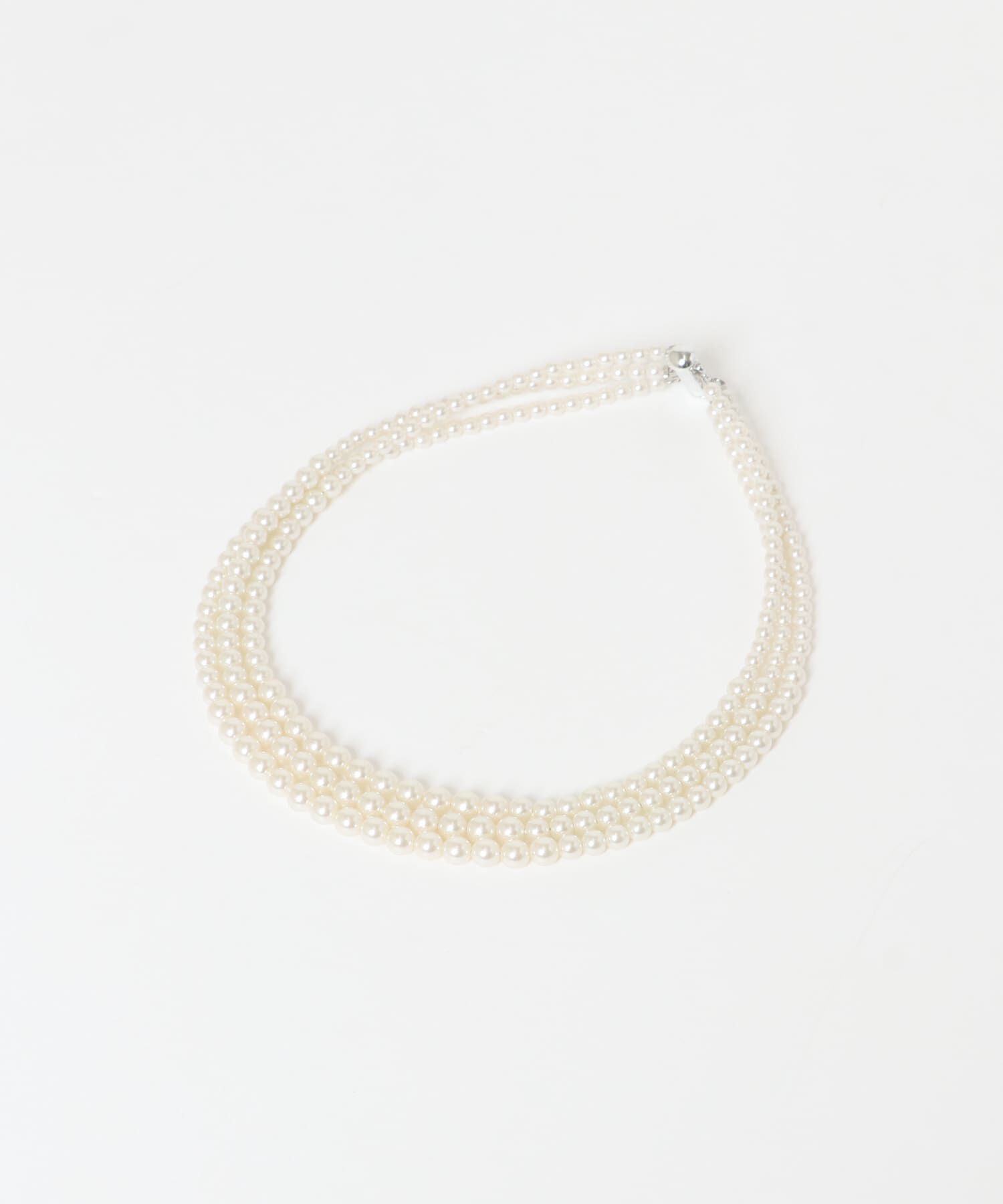 URBAN RESEARCH「decor『デコール』　3Standpearlnecklace」|ネックレス|