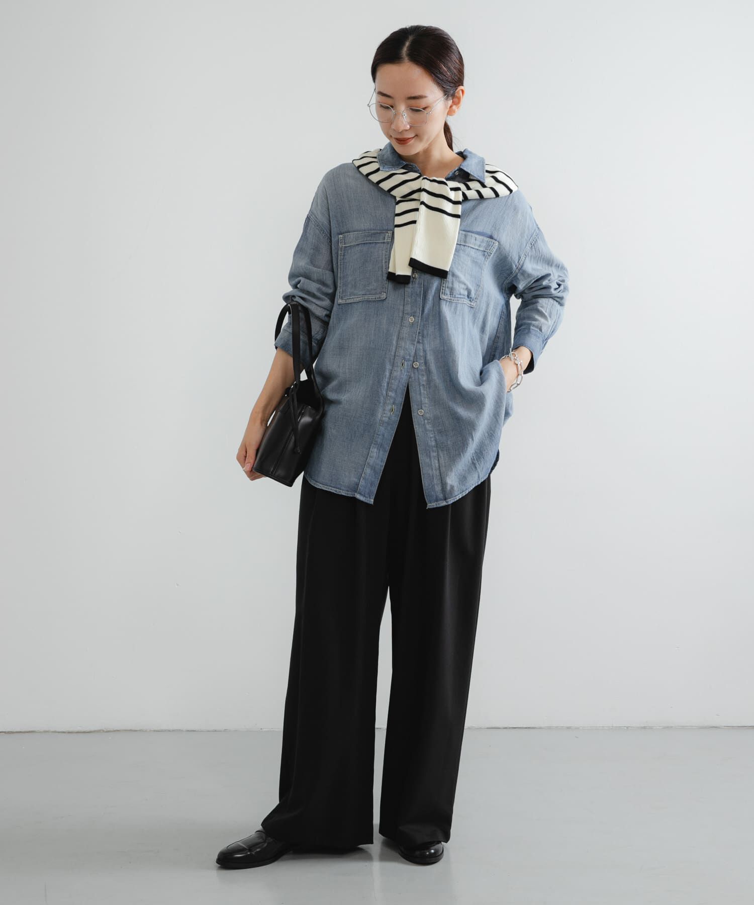 URBAN RESEARCH「シアーデニムシャツ」|シャツ・ブラウス|