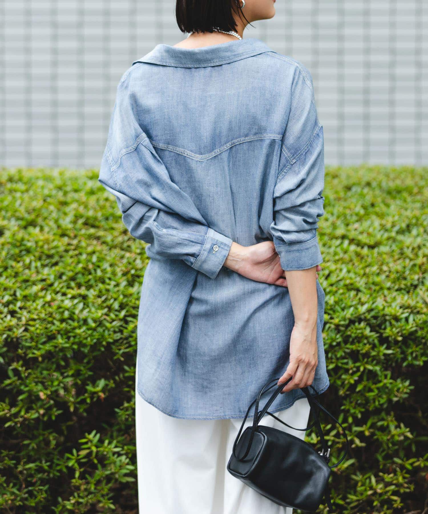 URBAN RESEARCH「シアーデニムシャツ」|シャツ・ブラウス|