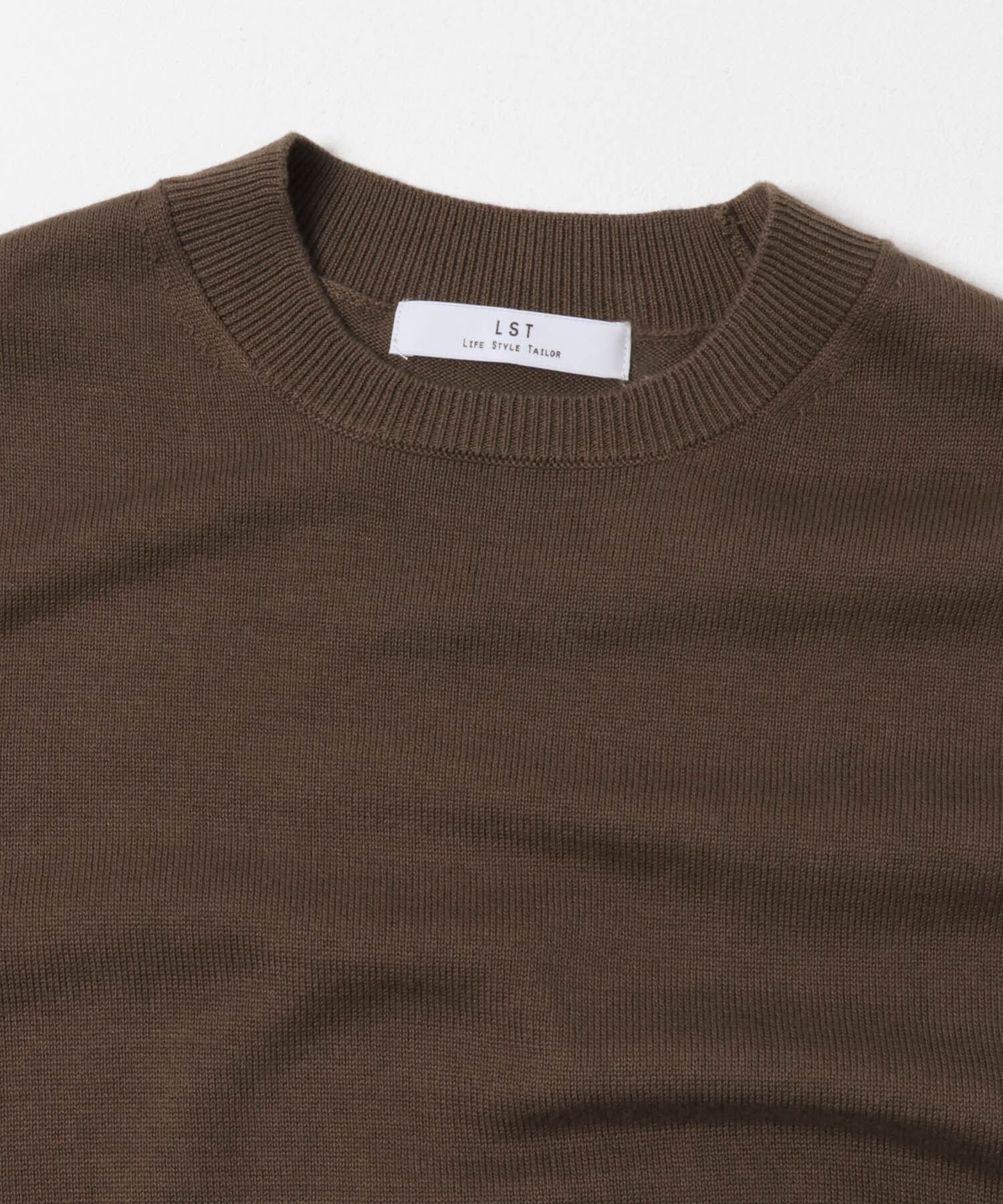 URBAN RESEARCH DOORS「LIFE STYLE TAILOR　コットンシルクハイゲージクルーニット」|シャツ・ブラウス|