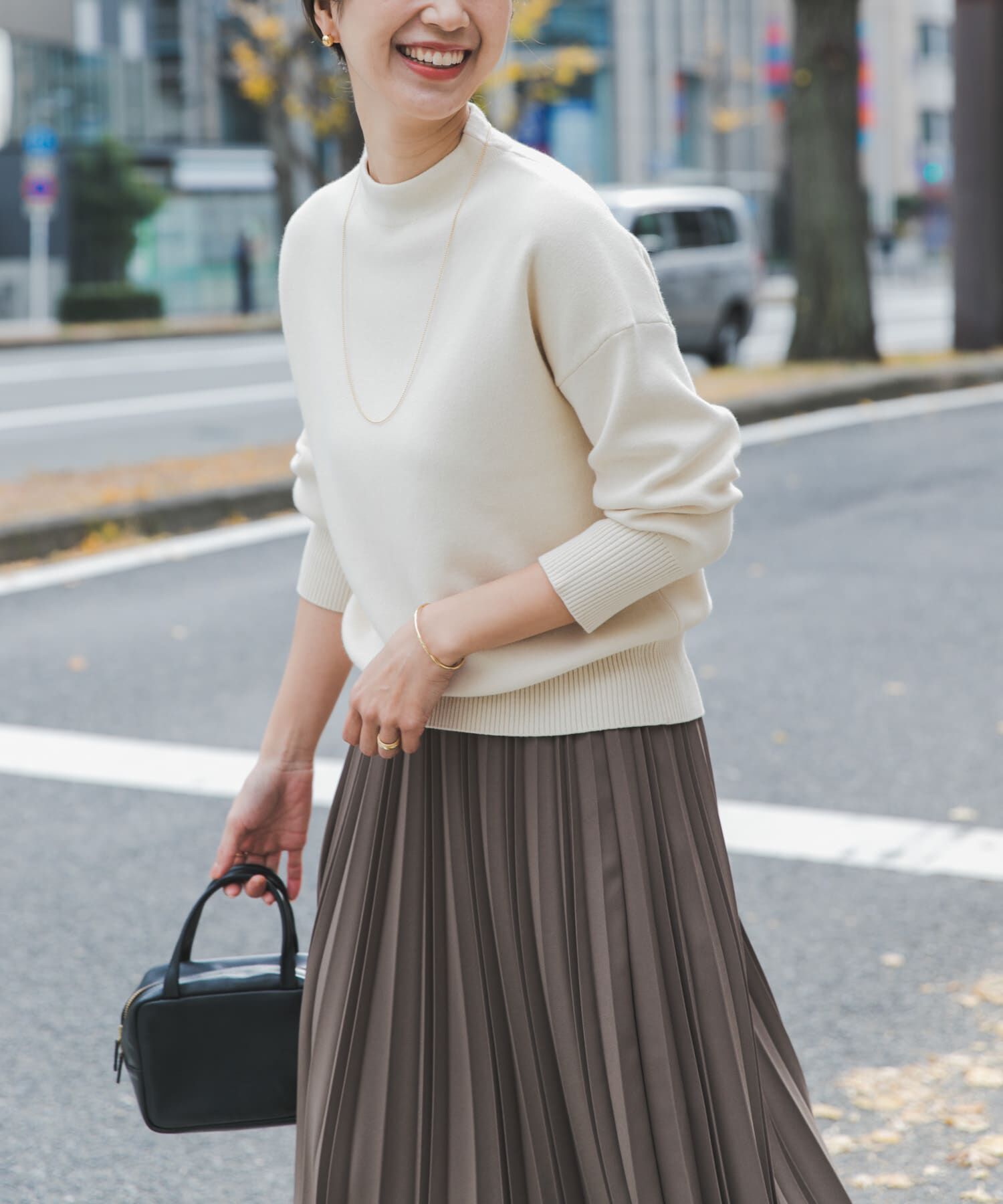 URBAN RESEARCH DOORS「『蓄熱/洗濯可』ボトルネックKNITプルオーバー」|ニット・セーター|