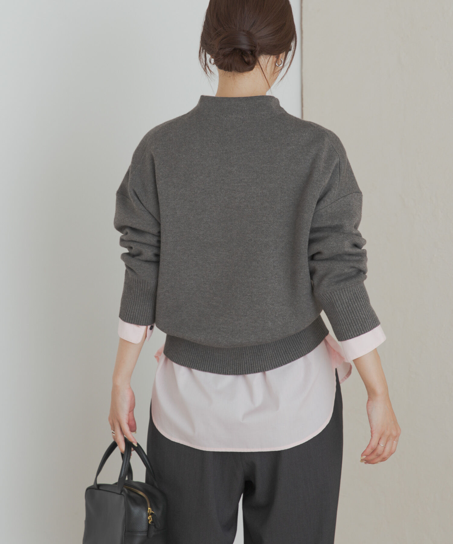 URBAN RESEARCH DOORS「『蓄熱/洗濯可』ボトルネックKNITプルオーバー」|ニット・セーター|