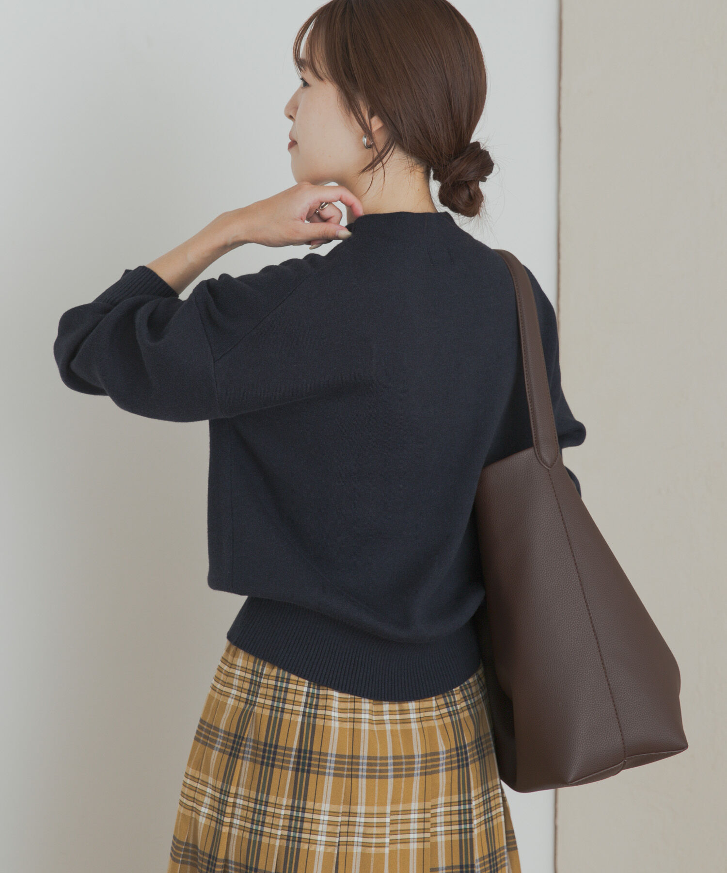 URBAN RESEARCH DOORS「『蓄熱/洗濯可』ボトルネックKNITプルオーバー」|ニット・セーター|