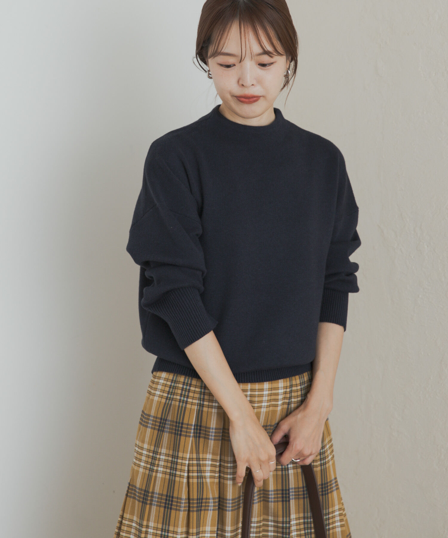 URBAN RESEARCH DOORS「『蓄熱/洗濯可』ボトルネックKNITプルオーバー」|ニット・セーター|