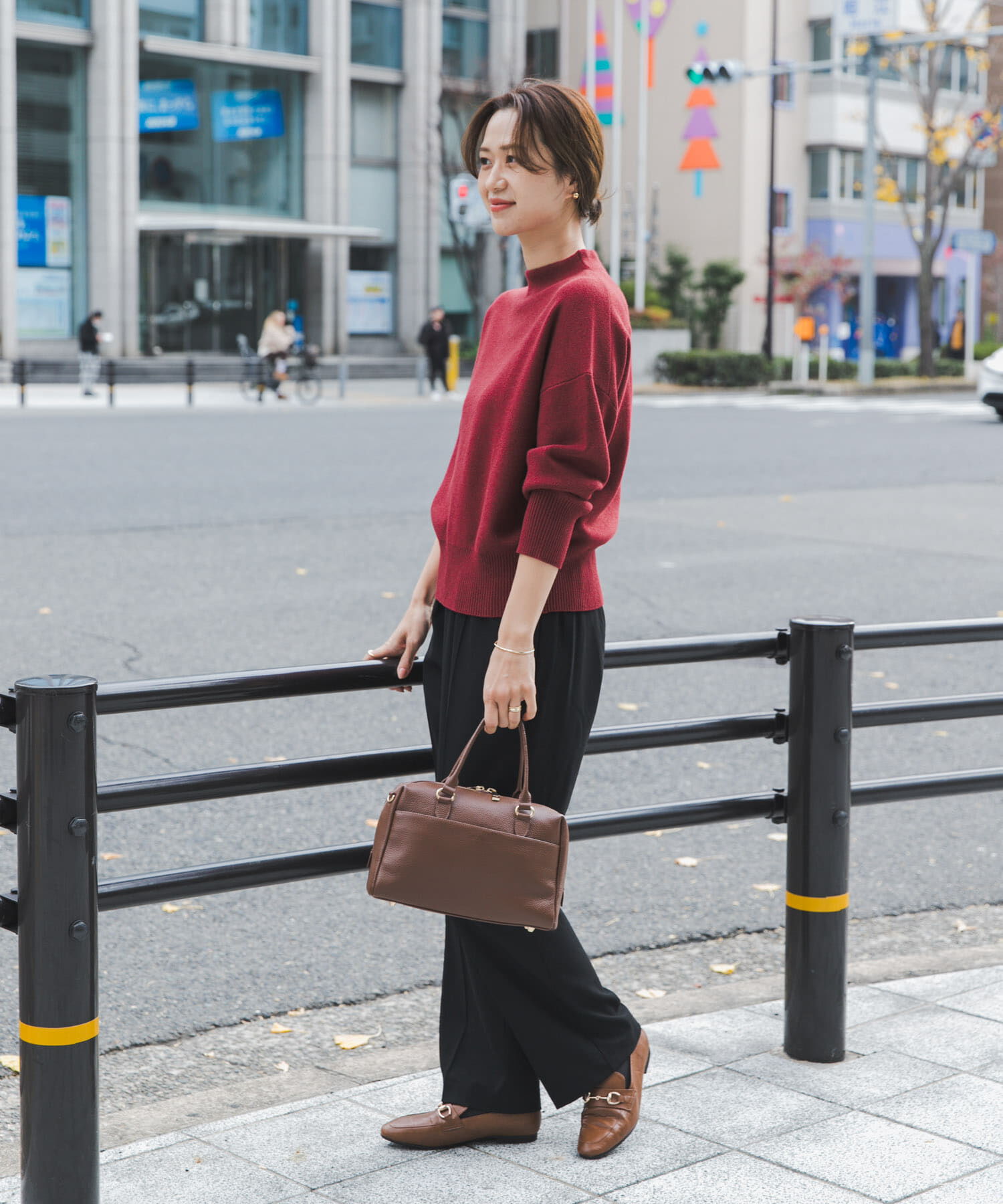 URBAN RESEARCH DOORS「『蓄熱/洗濯可』ボトルネックKNITプルオーバー」|ニット・セーター|