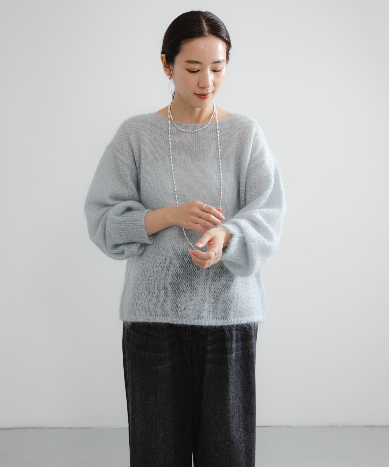 URBAN RESEARCH「ヘアリールーズニット」|ニット・セーター|