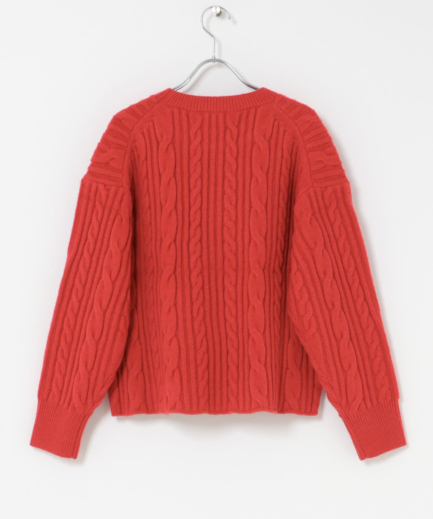 URBAN RESEARCH DOORS「FORK&SPOON　ケーブルニットプルオーバー」|ニット・セーター|