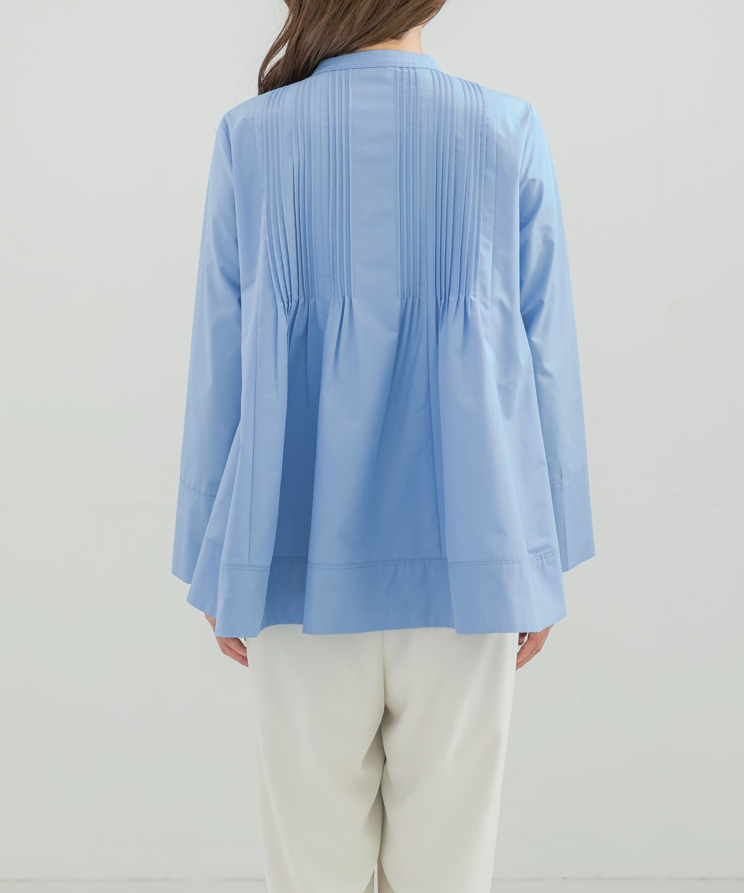 URBAN RESEARCH ROSSO「フレアシルエットピンタックブラウス」|シャツ・ブラウス|