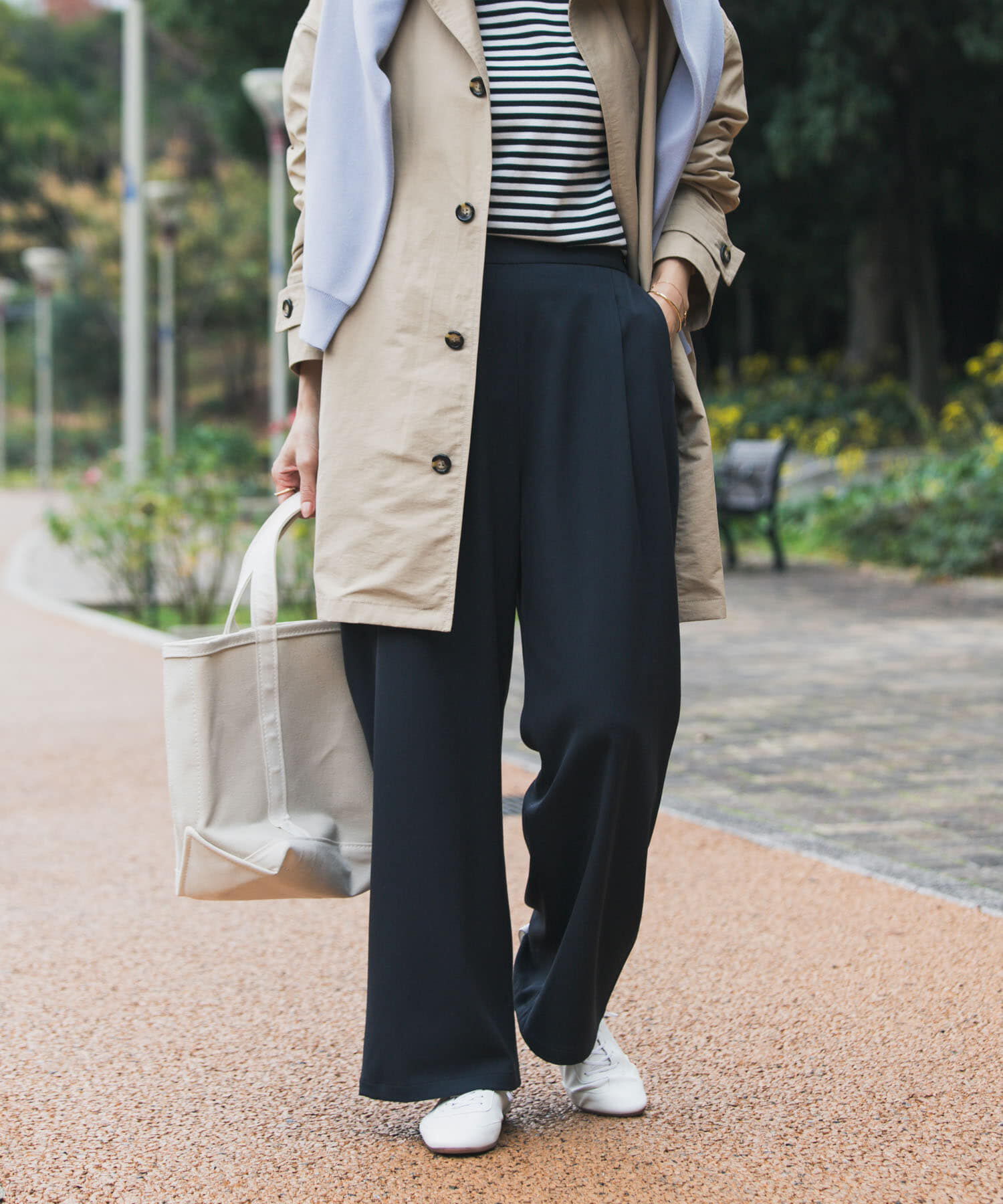 URBAN RESEARCH DOORS「『仁村紗和さん着用』『UR TECH』完声フロントタックイージーパンツ」|その他|