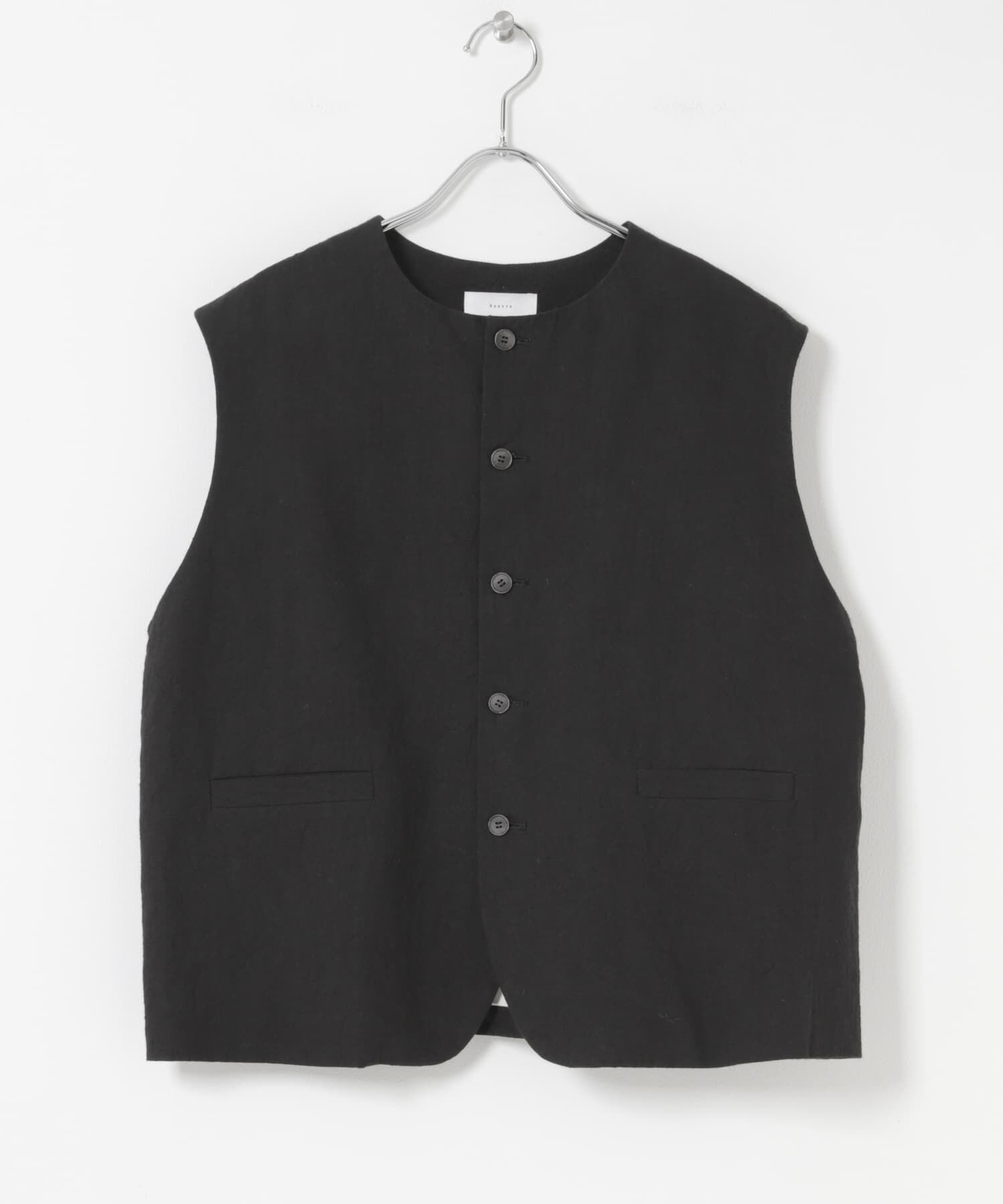 かぐれ「リネンコットンワイドベスト」|ベスト・ジレ|