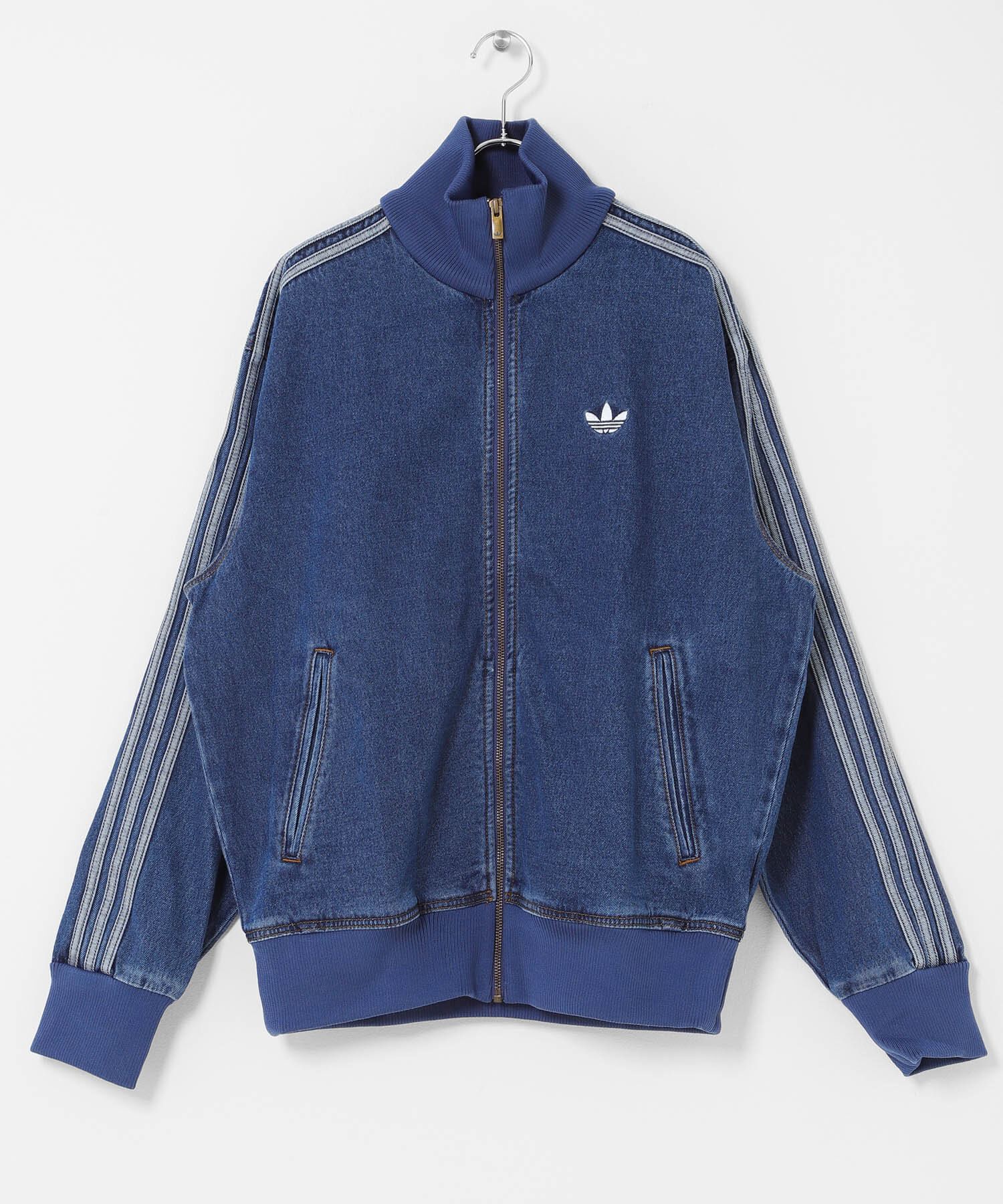 Sonny Label 「adidas　DENIM FIREBIRD TRACK TOP」|ブルゾン・スタジャン|インディゴブルー