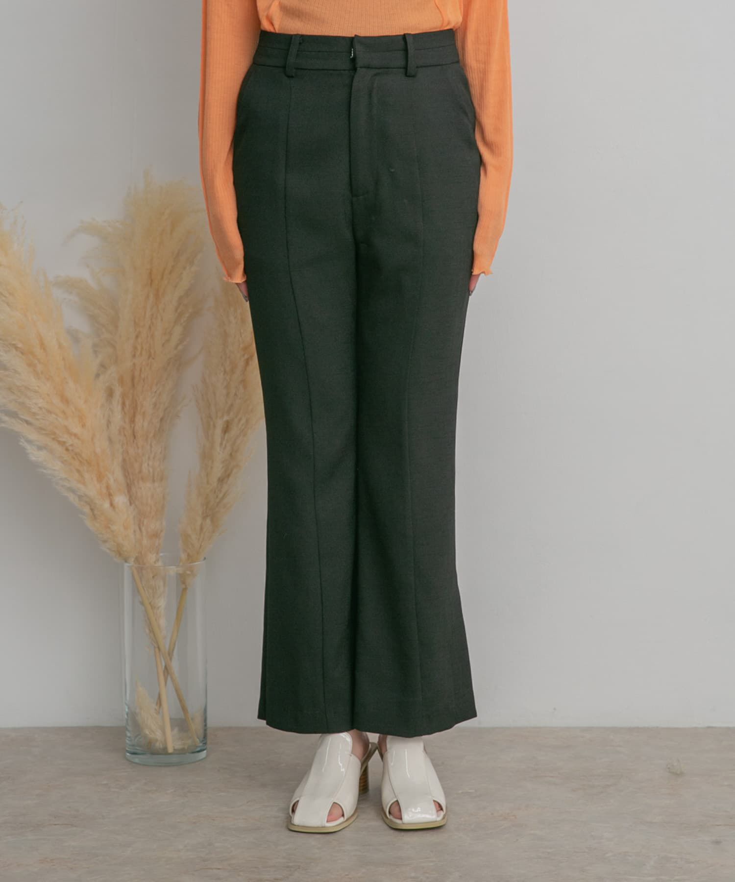  「サイドスリットフレアパンツ」|その他|