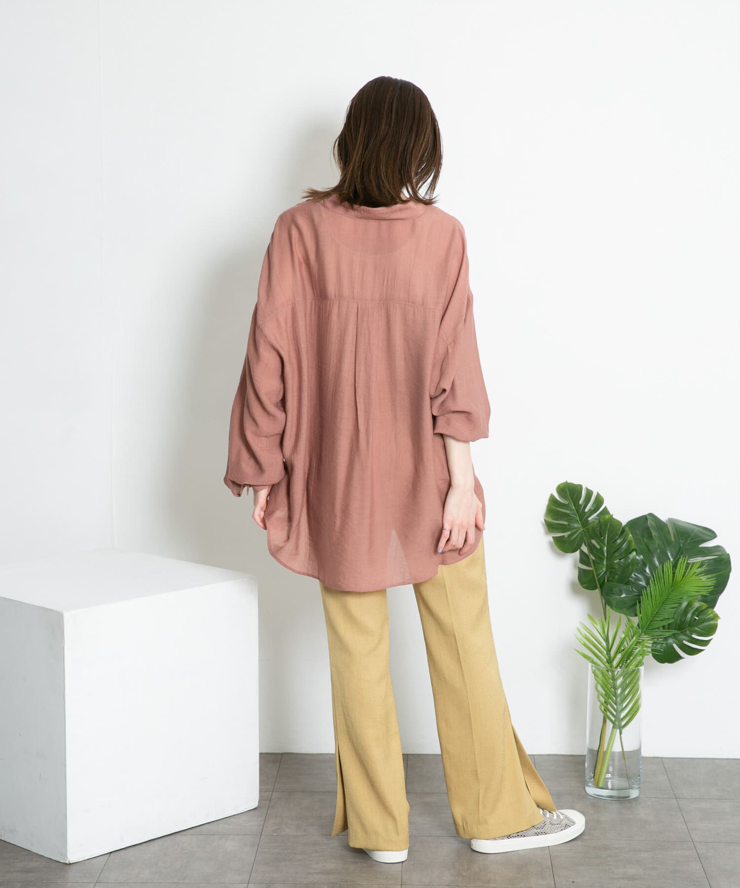  「サイドスリットフレアパンツ」|その他|