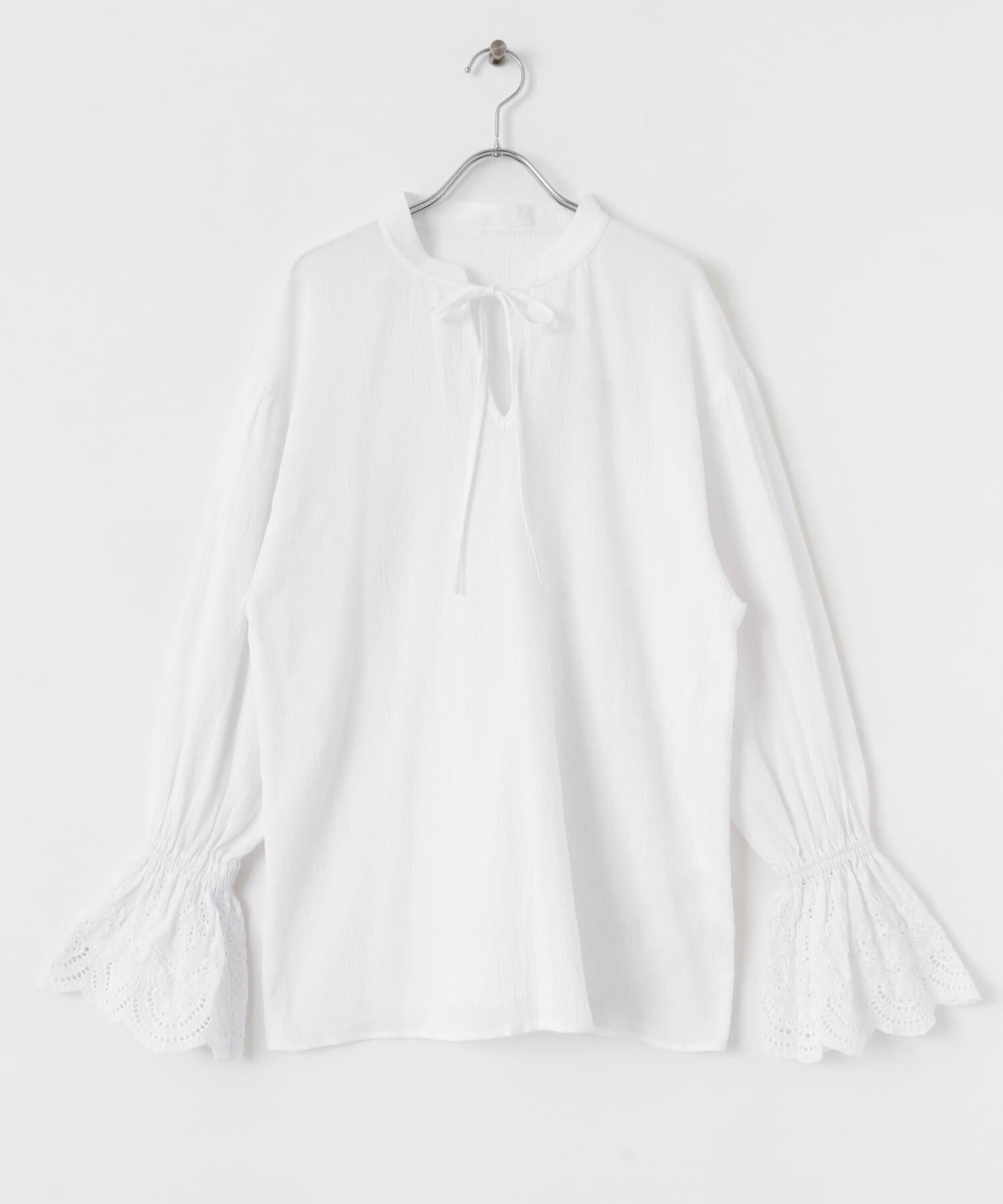 SENSE OF PLACE by URBAN RESEARCH「スカラップレースヨウリュウブラウス」|シャツ・ブラウス|