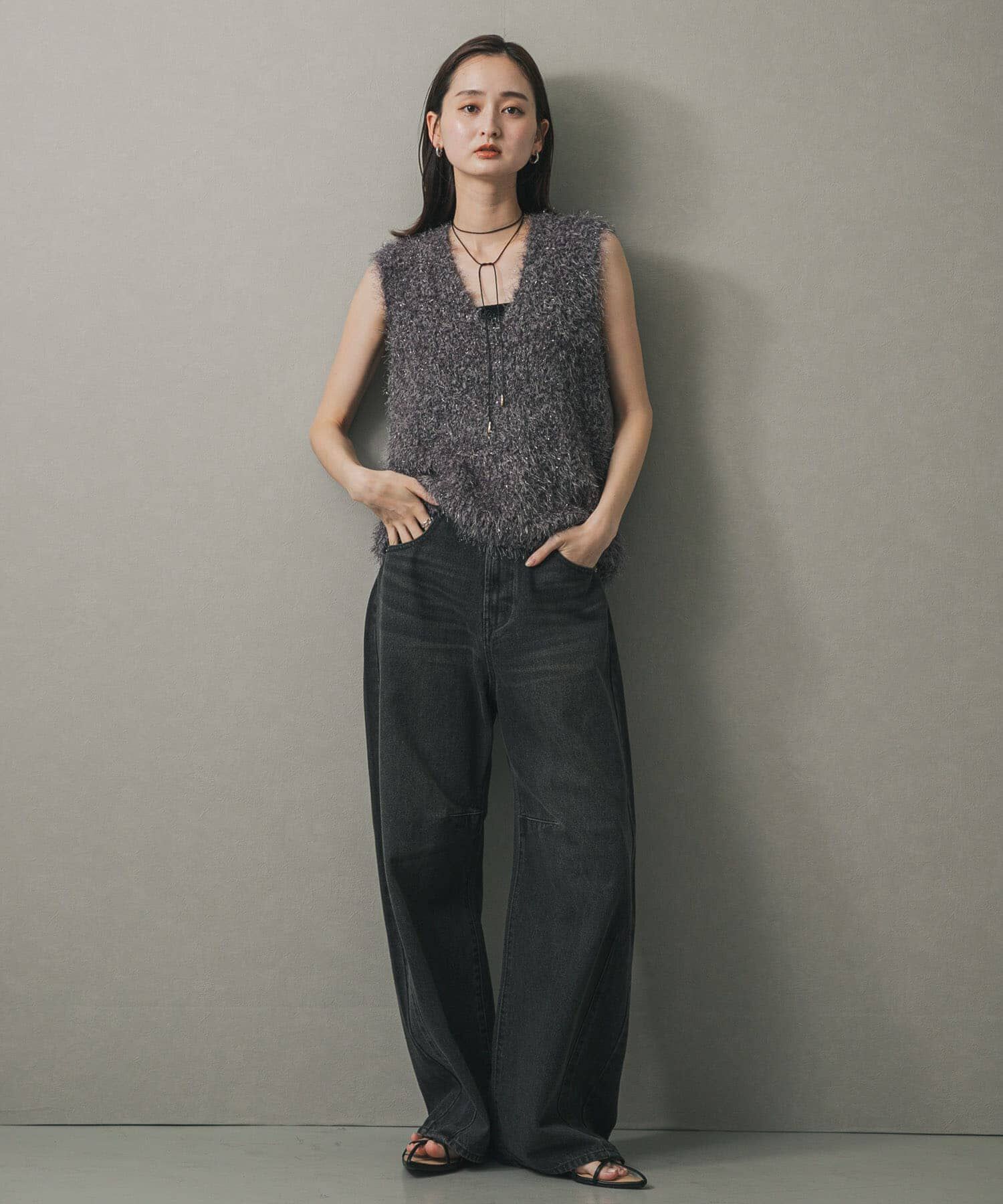 SENSE OF PLACE by URBAN RESEARCH「モールフェザーニットベスト」|ベスト・ジレ|