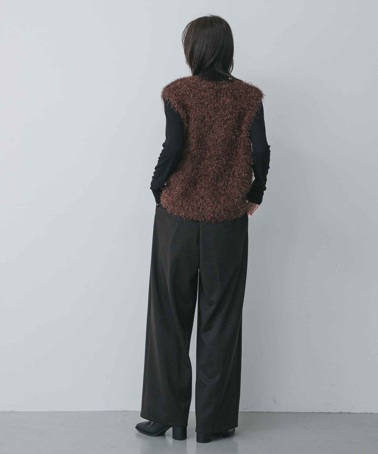 SENSE OF PLACE by URBAN RESEARCH「モールフェザーニットベスト」|ベスト・ジレ|