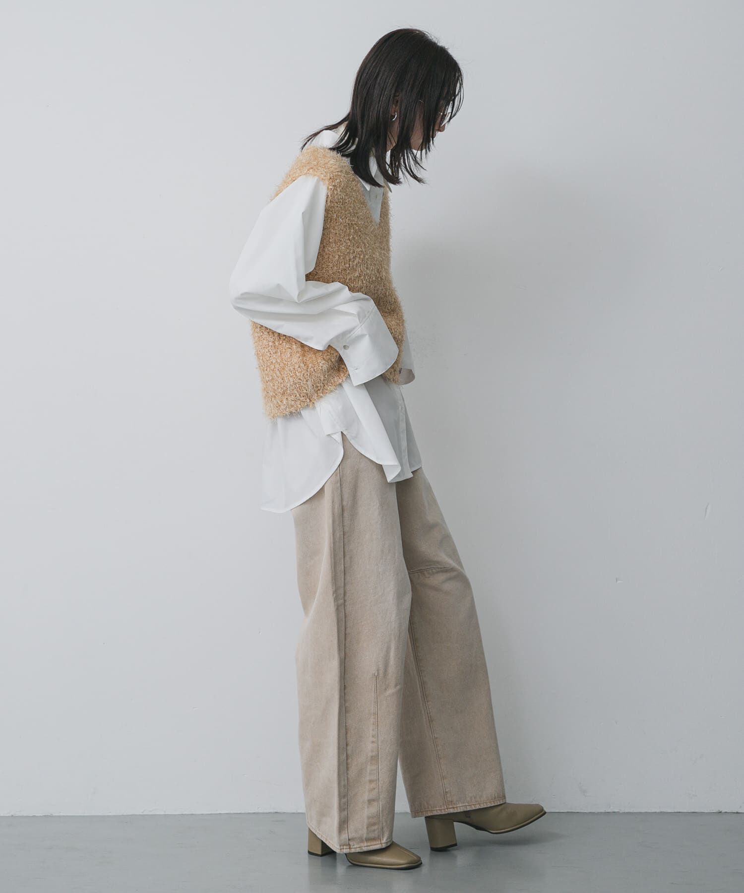 SENSE OF PLACE by URBAN RESEARCH「モールフェザーニットベスト」|ベスト・ジレ|