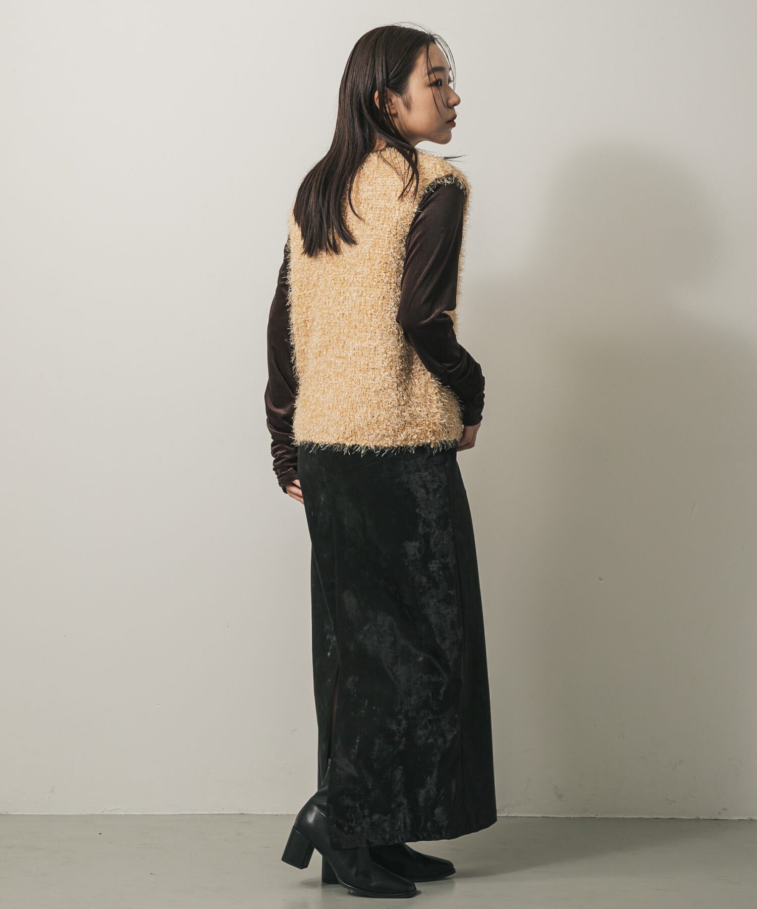 SENSE OF PLACE by URBAN RESEARCH「モールフェザーニットベスト」|ベスト・ジレ|