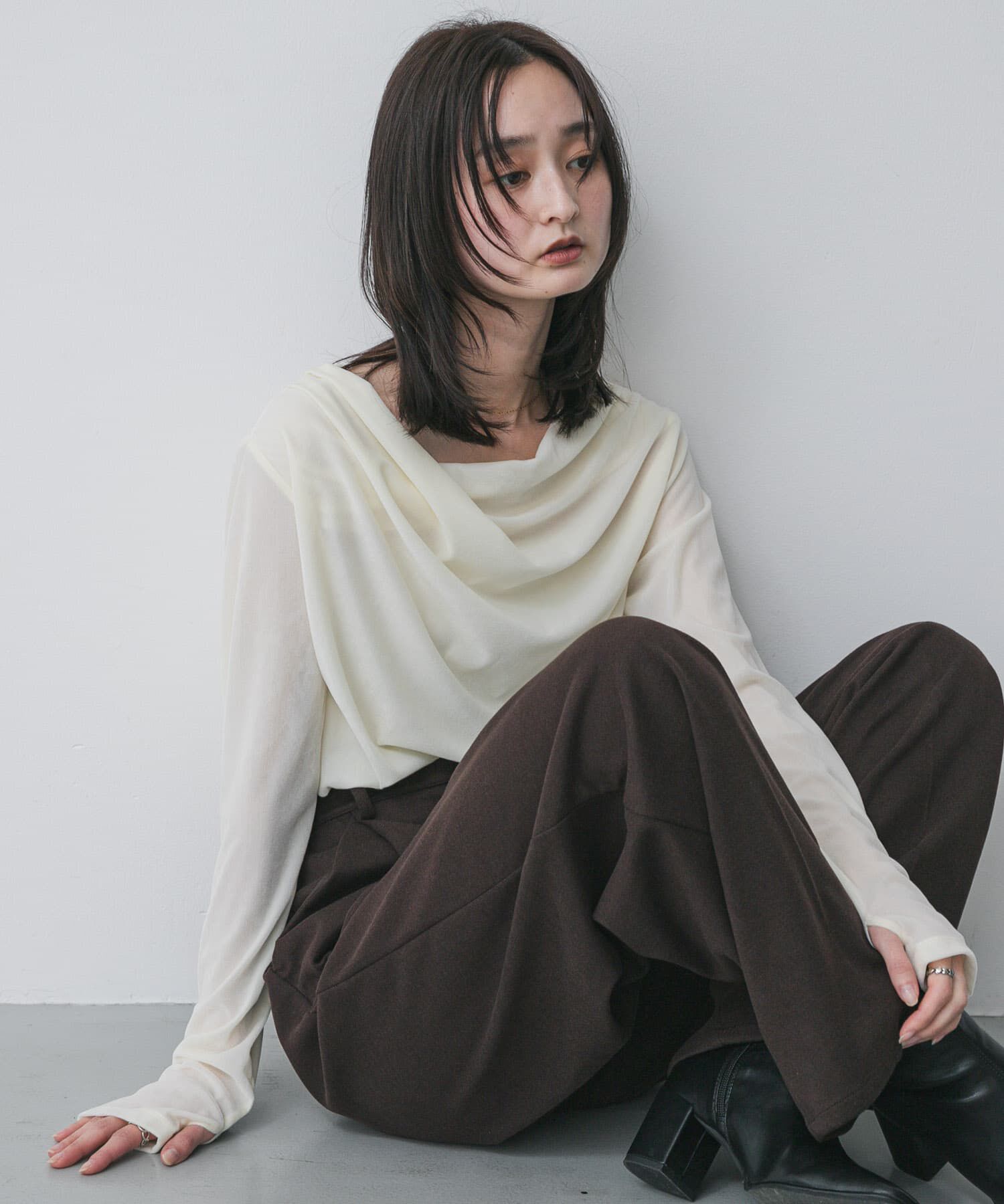 SENSE OF PLACE by URBAN RESEARCH「ベロアドレープトップ」|その他|