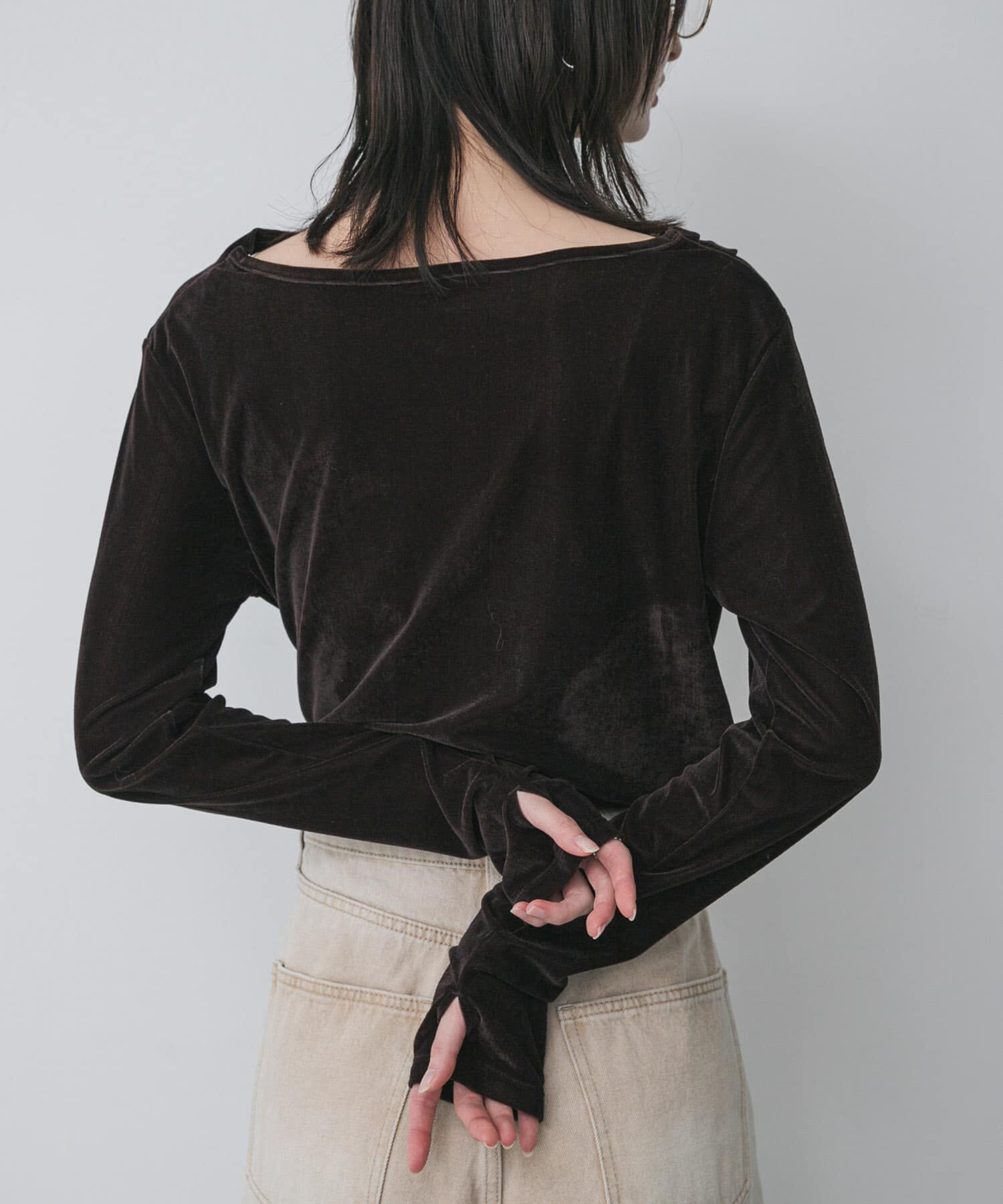 SENSE OF PLACE by URBAN RESEARCH「ベロアドレープトップ」|その他|