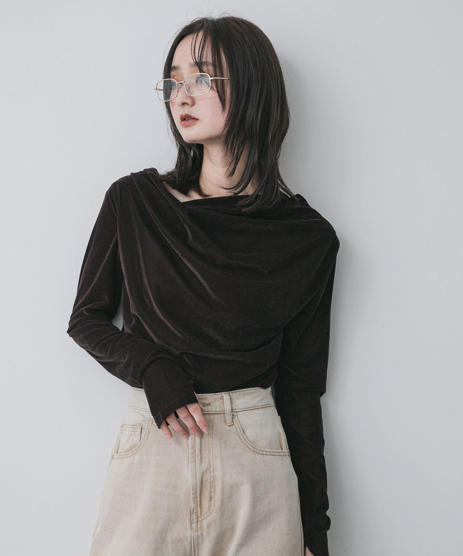 SENSE OF PLACE by URBAN RESEARCH「ベロアドレープトップ」|その他|