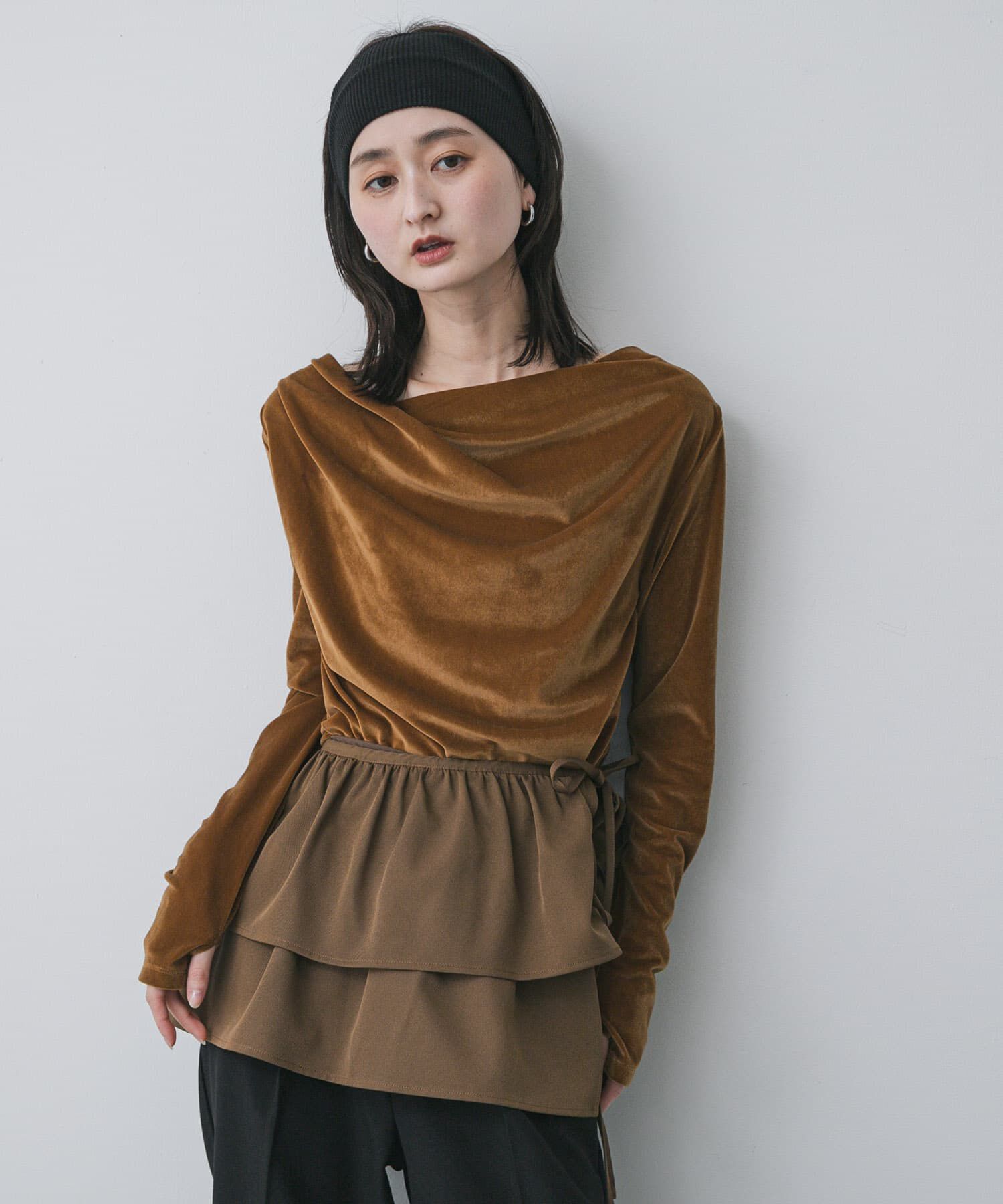 SENSE OF PLACE by URBAN RESEARCH「ベロアドレープトップ」|その他|