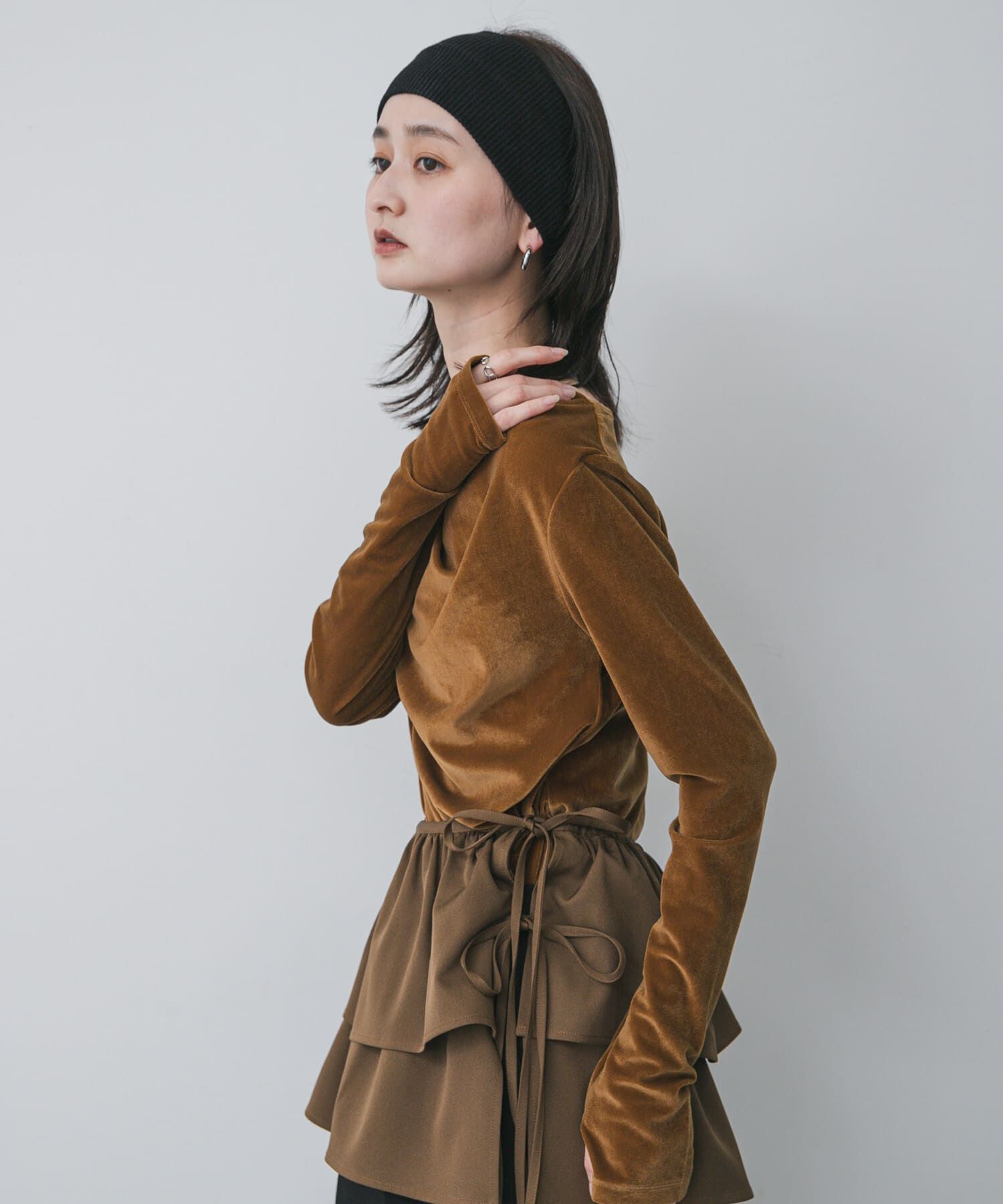 SENSE OF PLACE by URBAN RESEARCH「ベロアドレープトップ」|その他|