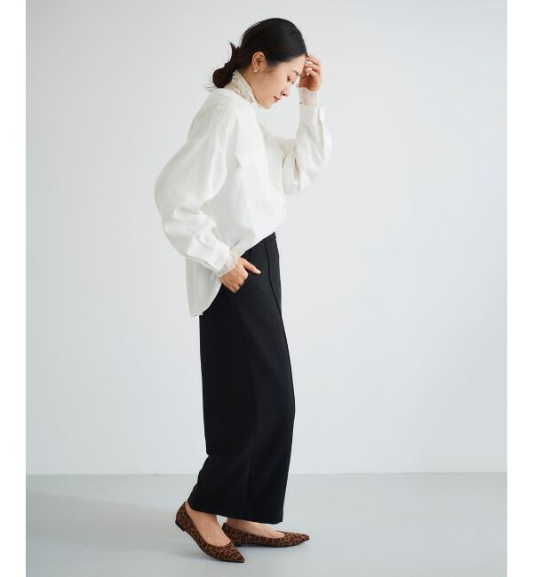 le.coeur blanc「ツイードライクワイドクロップドパンツ」|その他|