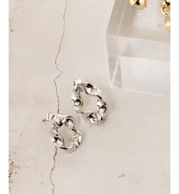 le.coeur blanc「ニュアンスサークルピアス」|ピアス|