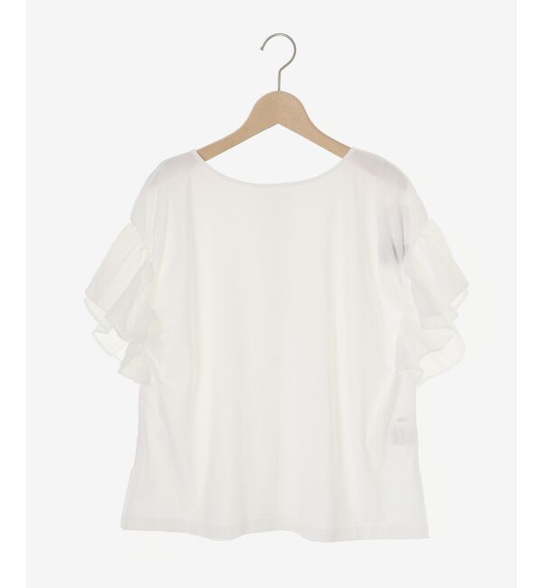  「コットンシルケットコンビカットプルオーバー」|プルオーバー|