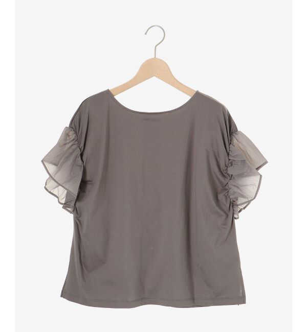  「コットンシルケットコンビカットプルオーバー」|プルオーバー|