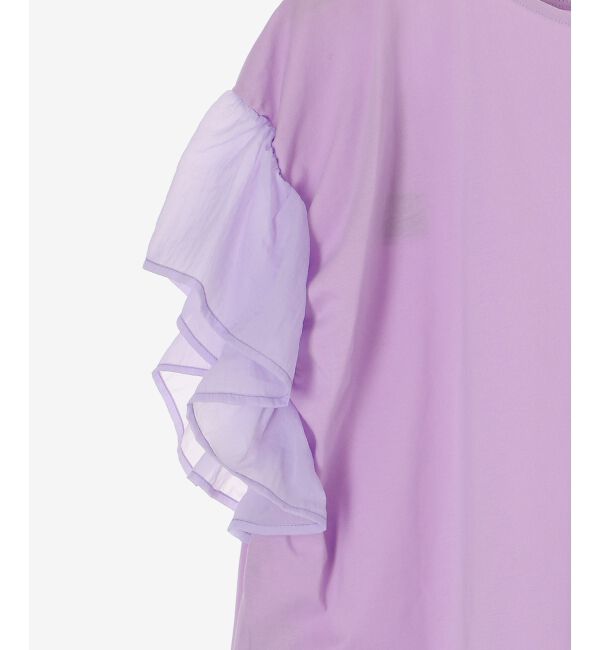  「コットンシルケットコンビカットプルオーバー」|プルオーバー|