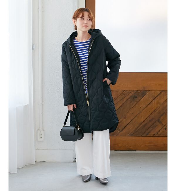  「《手洗い可能》ボーダー5分袖ワイドプルオーバー」|プルオーバー|