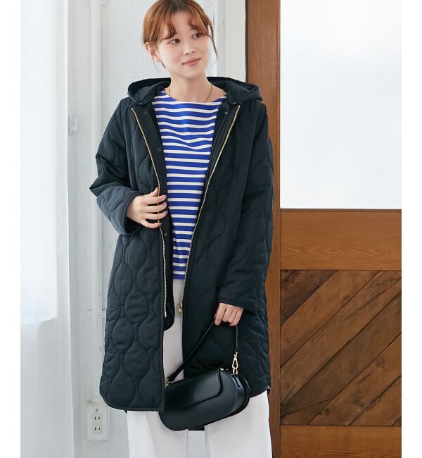  「《手洗い可能》ボーダー5分袖ワイドプルオーバー」|プルオーバー|